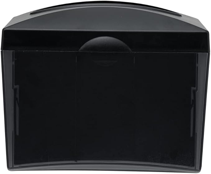 Restaurantware 7.5 x 6 x 6.3 Inch Napkin Holders 1 Rectangle Napkin Dispenser - Tabletop Easy Access Gray Plastic Commercial Napkin Dispensers Refillable For Countertops
