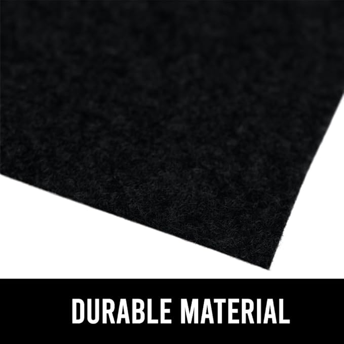 GORILLA GRIP LeakGuard Non-Adhesive Under Sink Mat for Kitchen Cabinet, 24x50, Waterproof Quick Dry Shelf Liner, Durable Absorbent Felt Mats for Bathroom Sinks, Cabinets, Dresser, Easy to Trim, Black