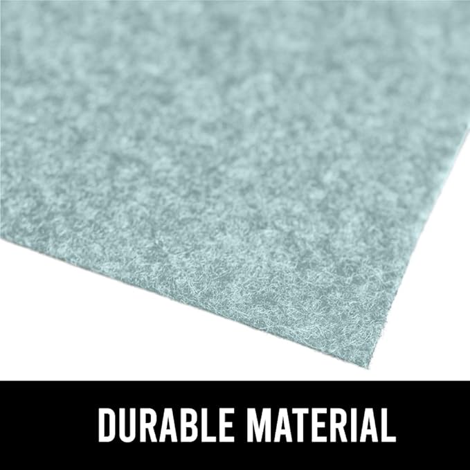 GORILLA GRIP LeakGuard Non-Adhesive Under Sink Mat for Kitchen Cabinet, 24x60, Waterproof Quick Dry Shelf Liner, Durable Absorbent Felt Mats for Bathroom Sinks, Cabinets, Dresser, Easy Trim, Spa Blue