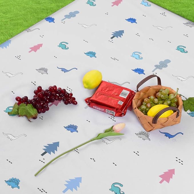 WOMUMON 51” Baby Splat Mat for Under High Chair/Arts/Crafts, Washable Waterproof Anti-Slip Floor Splash Mat, Portable Wipeable Spill Mat and Table Cloth