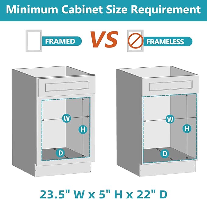 ROOMTEC Pull Out Cabinet Organizer with Soft Close, 22-1/2" W x 21" D, Pull Out Cabinet Drawer for Kitchen cabinets, Pull Out Cabinet Shelf, Finished, Bottom Assembly, 2PCS