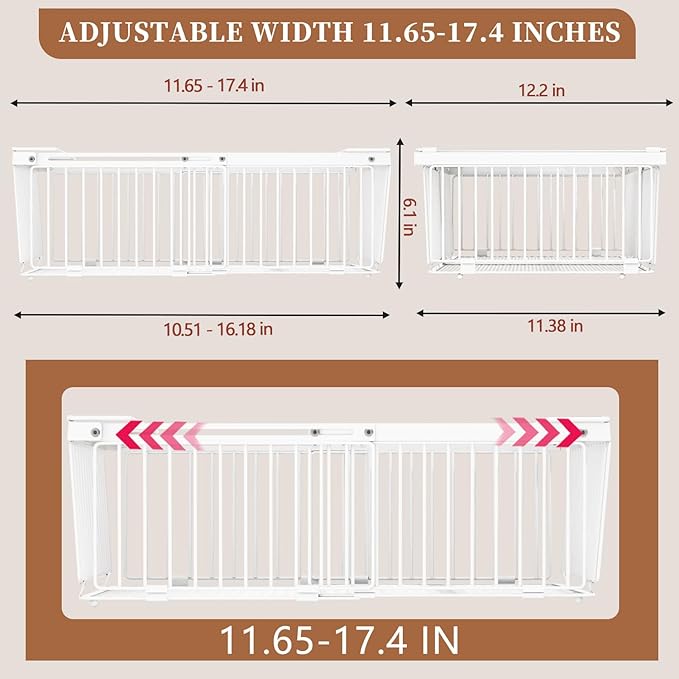 Large Freezer Organizer Bins,Upgraded Bottom Leak-Proof net,3 Pack, Expandable Stackable Chest Freezer Containers with Handle,for Fridge, Deep Freezer, Cabinet, Kitchen, Pantry (White-3Pack)