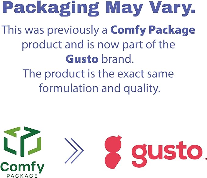 GUSTO [24 oz - Case of 150 3-Compartment Meal Prep Containers with Lids – Reusable, Microwaveable, Dishwasher & Freezer Safe, BPA-Free Food Storage Boxes for Portion Control (Formerly Comfy Package)