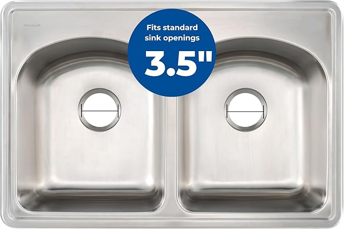 Mr. Scrappy 3.5" Sink Drain Assembly with Twist Lock Basket Strainer, Solid Brass, Black