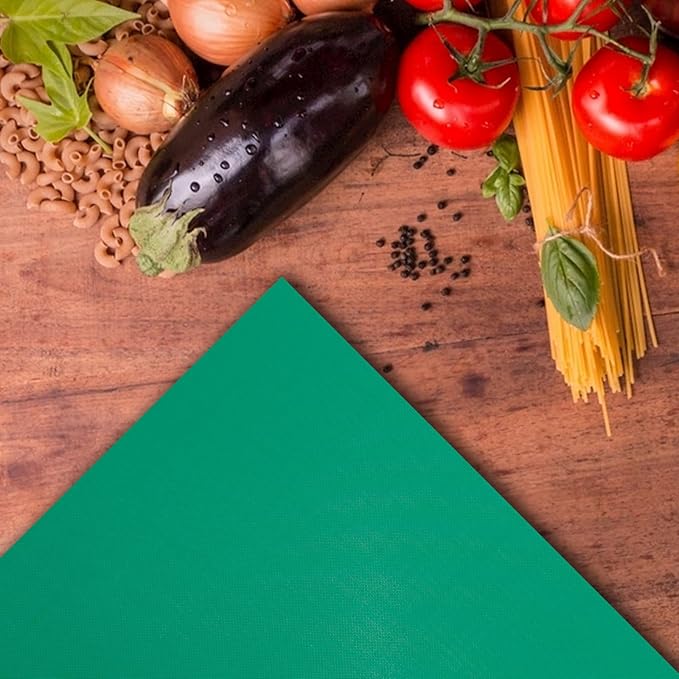 EASYROSE Plastic Cutting Board Set of 6, 24 x 18 x 1/2 Inch Commercial Grade Chopping Board Large Multi-Color Cutting Boards for Kitchen - Dishwasher Safe, NSF Certified