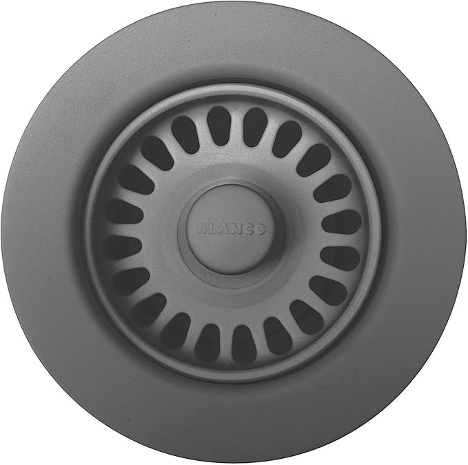 BLANCO, Metallic Gray 442228 SILGRANIT-Matched Kitchen Drain Basket Strainer, 3.5"
