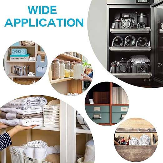 1500 Pcs 2 Gram Silica Gel Packets Desiccant Packs for Storage Moisture Absorbers Silica Gel Anti Humidity Transparent Food Grade Desiccant Packs for Electronics, Clothes Shoes