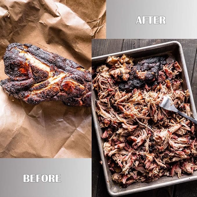 KAMaster Pork Puller Drill Attachment 304 Stainless Steel Meat Shredder Used with Standard Hand Drill for BBQ