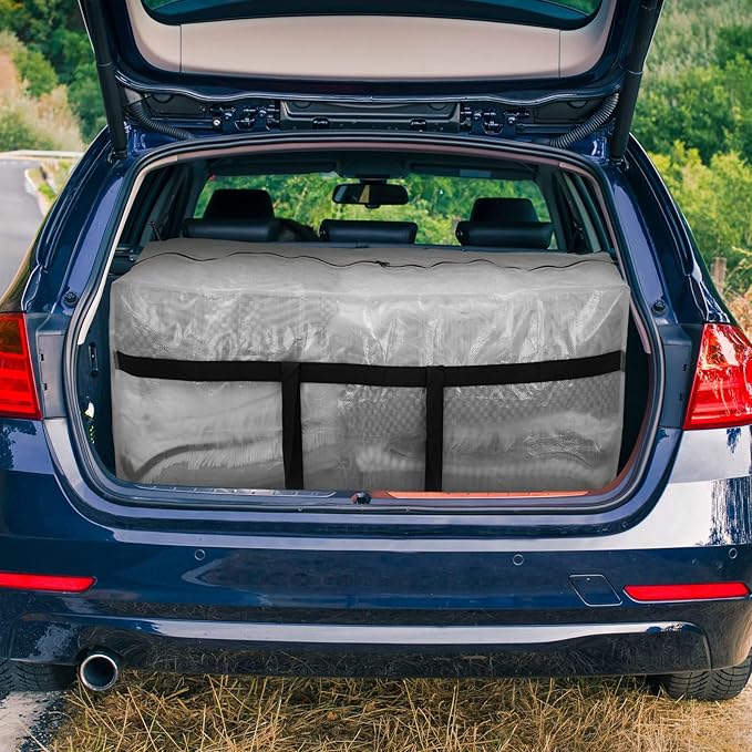 4 Pcs 66 Gallon Extra Large Moving Bags Heavy Duty Storage Bag with Strong Zipper Handle Foldable XXL Jumbo Storage Tote Packing Moving Box for College Dorm Travel Cloth Duffle (Clear)