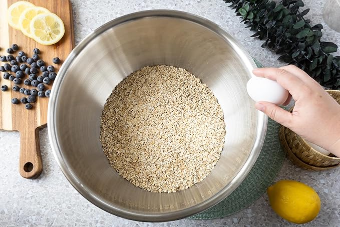 Fox Run Large Stainless Steel, Mixing Bowl, 14.25 x 14.25 x 6.25 inches, Metallic