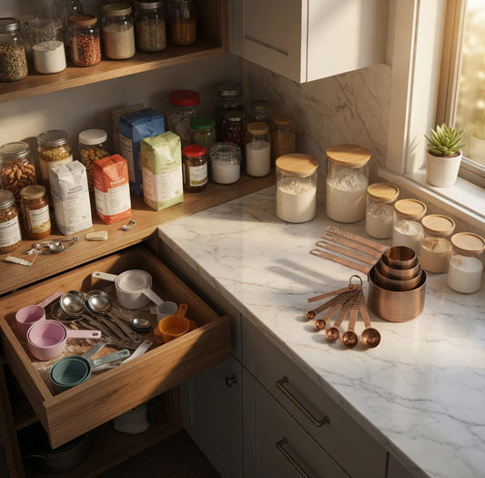 Less Counter Clutter Starts With Better Ingredient Prep Habits