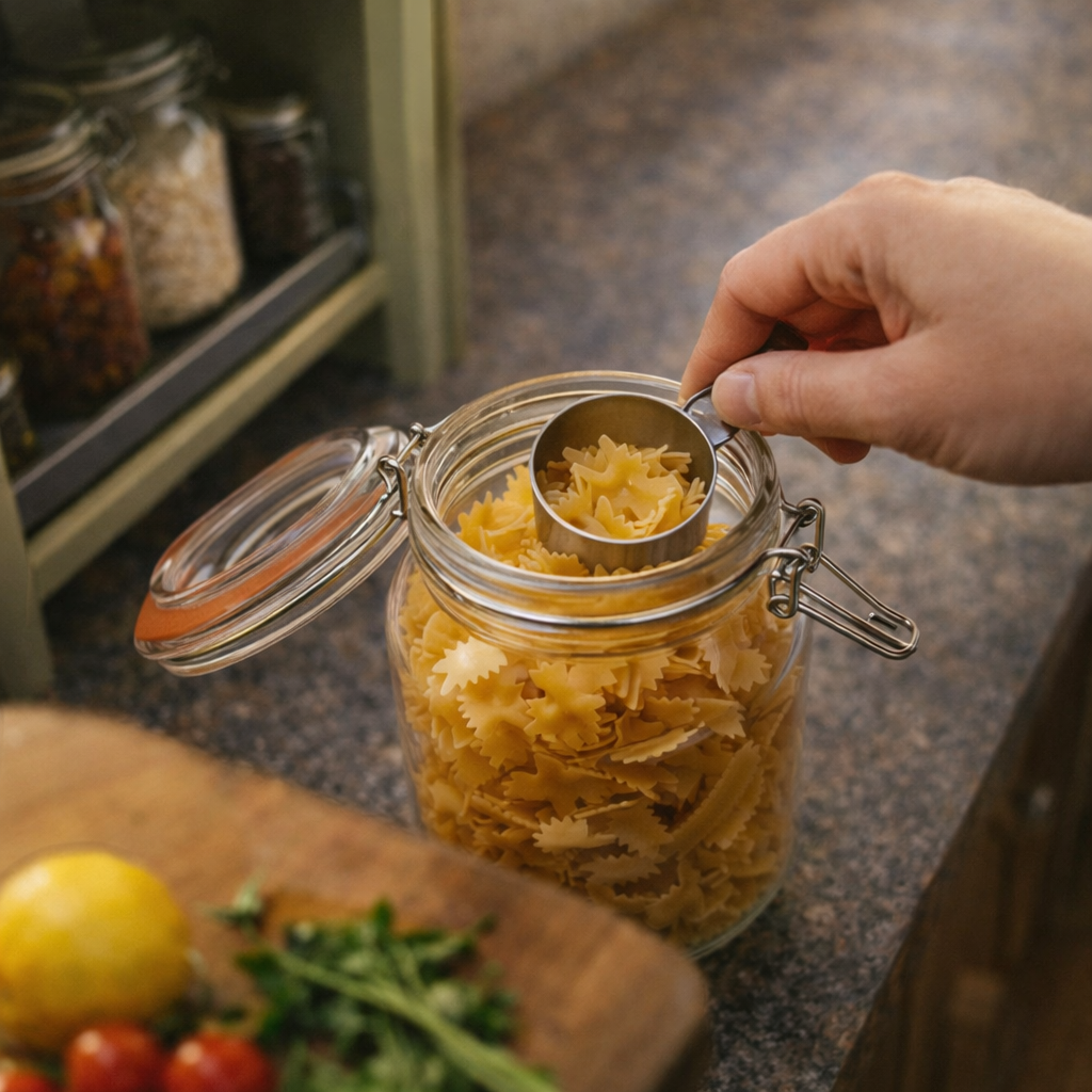 A Pantry System That Keeps Ingredients Fresh and Kitchens Calm