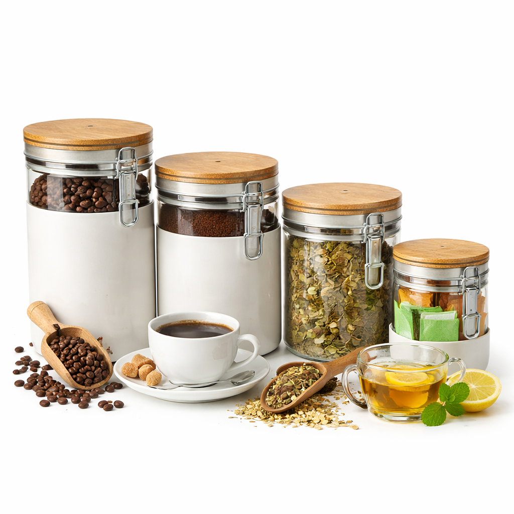 7.06 Coffee Tea Canisters
