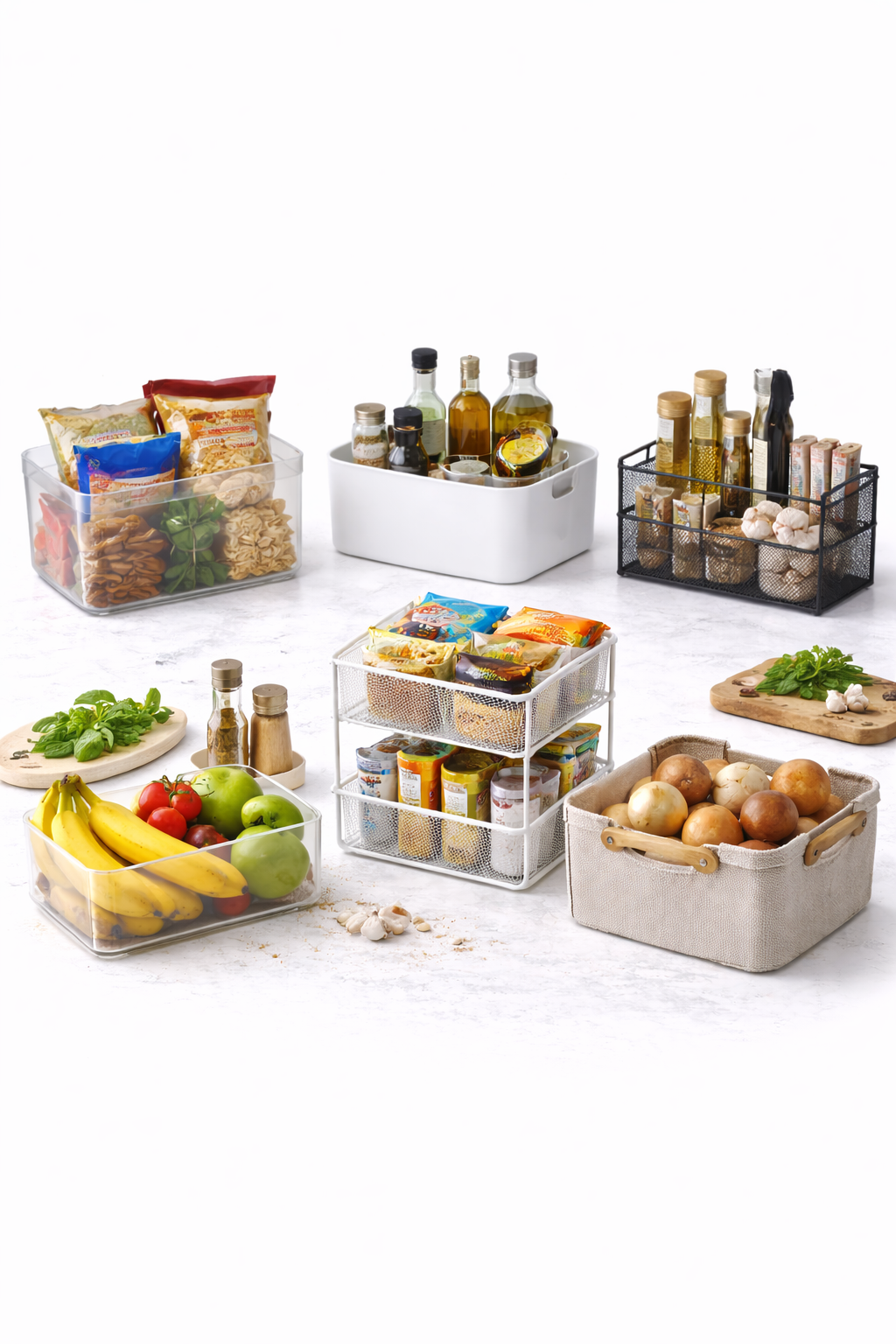 3.07 Countertop Storage Bins