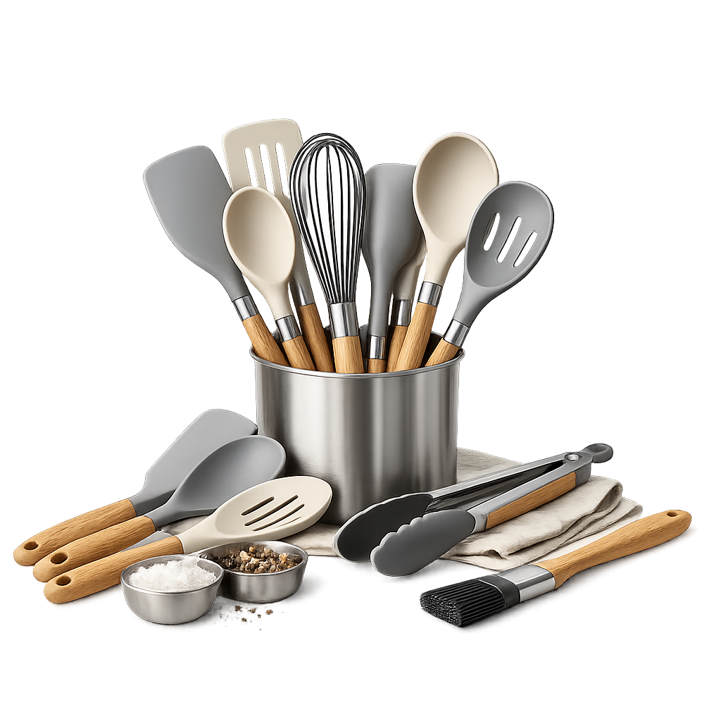 1.02 Silicone Cooking Utensils
