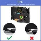 GREENCYCLE 3 Pack Compatible for Brother P-Touch TZe-344 18mm 0.7 Laminated Black TZ-344 TZ344 TZe344 TZe TZ Label Tape for PT-D600 P900W D400 D400AD D450 PT-2030 PT-1890C PT-P710BT