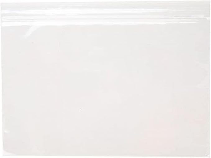 Secure Seal 8x5 Inch Reclosable Clear Zipper 2 Mil Plastic Storage Bags Top Zip Seal Bulk Wholesale Pack (Pack of 6000)