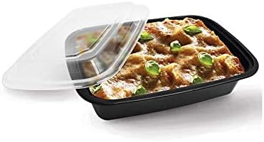 DHG PROFESSIONAL 50 sets Rectangle 28oz Meal Prep Containers with lids Microwavable Food Container Plastic BPA Free Rectangle