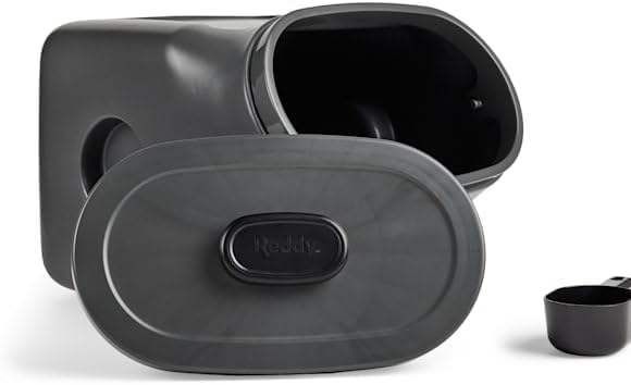 Reddy Black Airtight Food Storage Container for Dogs Medium 25 lbs.