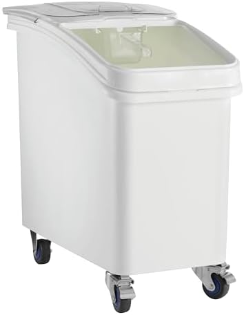 Mobile Ingredient Bin - 27 Gallon/430 Cup Capacity - Holds Up To 191 lbs. of Sugar or 129 lbs. of Flour - NSF (29A-003)