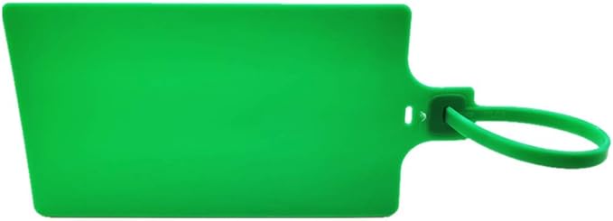 Plastic Seals Shipping Tags Logistics Use Big Sign Tie Large Label Tie, 255mm Total Length, Package of 100pcs (Green)