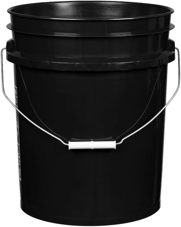 House Naturals 5 Gallon Food Grade Buckets, 3 Color Buckets with Screw on lids