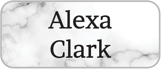 Name Bubbles - Custom Mini Daycare Name Labels for Kids (85 Labels) - Personalized Waterproof Name Stickers for Clothing Tags, Sippy Cups, Lunch Boxes, Water Bottles, & School Supplies (Marble)