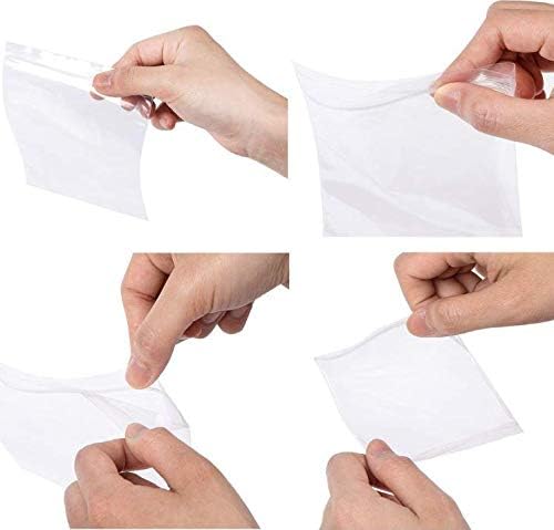 Secure Seal 10x16 Inch Reclosable Clear Zipper 2 Mil Plastic Storage Bags Top Zip Seal (Pack of 100)