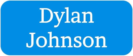 Name Bubbles - Custom Mini Daycare Name Labels for Kids (85 Labels) - Personalized Waterproof Name Stickers for Clothing Tags, Sippy Cups, Lunch Boxes, Water Bottles, & School Supplies (One Color)