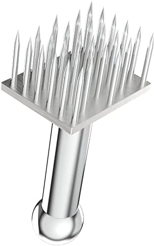 Vankcp Professional Meat Tenderizer Tool Poultry Tenderizers with 28 Stainless Steel Blades Meat Mallet for Beef,Pork,Chicken