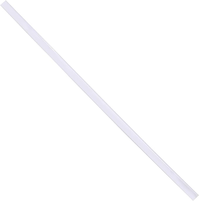 Shelf Label Strips, Pro Painter 50 Pack Self Adhesive 1.25”H Shelf Strip Price Tag Holder for Plastic, Metal and Wood Gondola Shelf, Clear Plastic Front/White Back Sign Holder for 48” Long Shelf