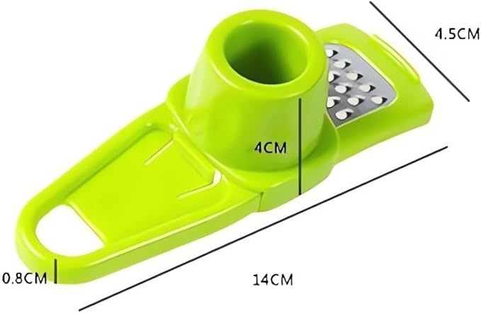 Garlic Grinder - Hand Grinder for Garlic, 2024 New Hand Press Garlic Chopper, Hand Pepper Grinder, Easy and Fast Stainless Steel Garlic Press for Home Daily Use (Z-Both)