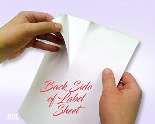 NextDayLabels 8.5x11 Full Sheet Stickers White Blank Labels for Laser Inkjet Printer - 1 Per Page Self-Adhesive Shipping Product Packaging Made in USA - 250 Labels