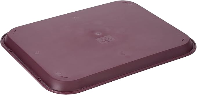 G.E.T. FT-18-BU BPA-Free Cafeteria / Fast Food Tray, 17.5" x 14", Burgundy (Set of 12)