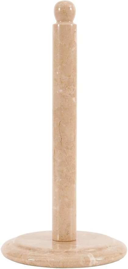 RADICALn Marble Paper Towel Holder Countertop 12.5" Inch Verona Handmade Paper Towels Holders for Kitchen Countertop Organizer, Toilet Paper Stand for Bathroom Counter Accessories