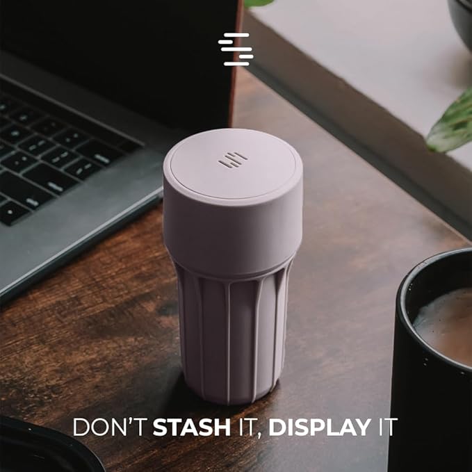 Staze Preserve Vacuum Sealed Storage Jars (148ml) | Herb Storage & Food Storage Container with Protection -(SHROOM)