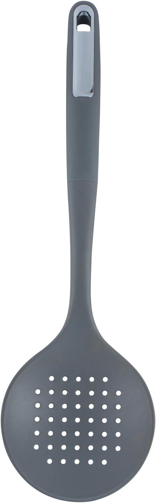 Restaurantware Silicone Utensil Set Pack of 1 Non-Slip Handle 6-Piece Kitchen Tool Set, Heat-Resistant Dishwasher-Friendly Cooking Accessories, Durable Gray Cooking Utensils