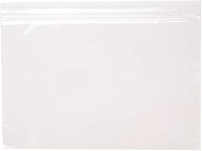 Secure Seal 4x3 Inch Reclosable Clear Zipper 2 Mil Plastic Storage Bags Top Zip Seal (Pack of 100)