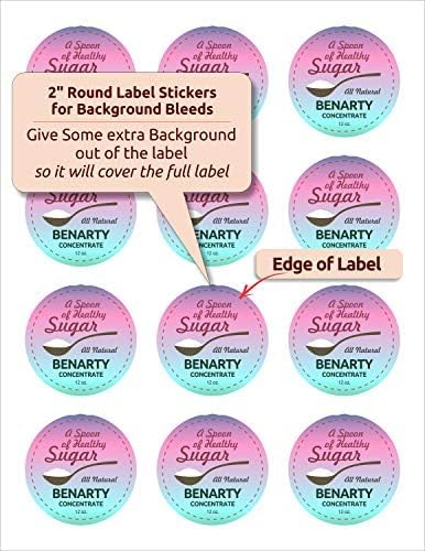 NextDayLabels 2 Inch Round Circle Stickers White for Bleeds Laser Inkjet - 12 Per Sheet Self-Adhesive Candle Jar Product Lids Made in USA - 600 Labels