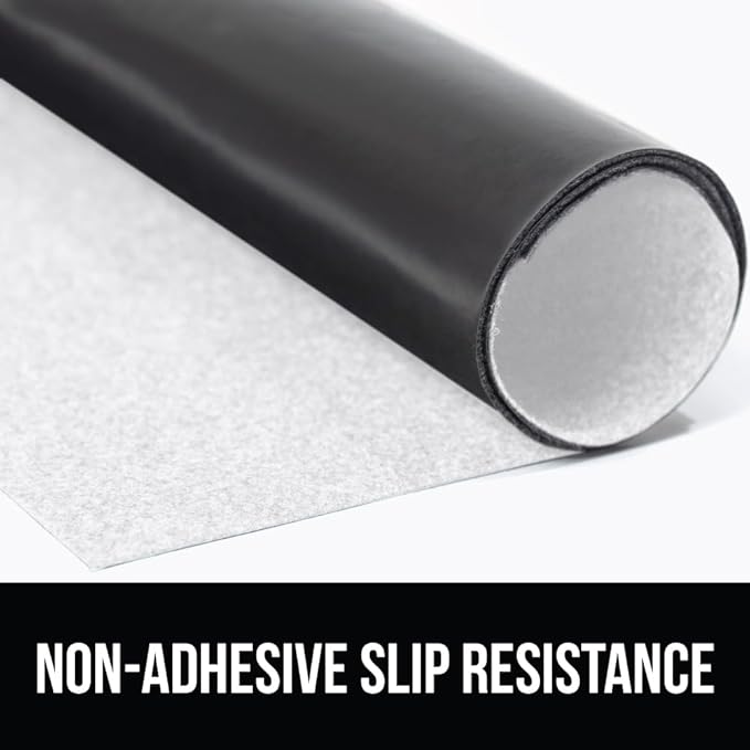 GORILLA GRIP LeakGuard Non-Adhesive Under Sink Mat for Kitchen Cabinet, Waterproof Quick Dry Shelf Liner, Durable Absorbent Felt Mats for Bathroom Sinks, Cabinets, Dresser, Easy to Trim, 24x30 White