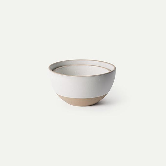MORA Jumbo and Large Bowls Set of 2, 2.5 and 1.5 Qt Ceramic Pottery Mixing Bowls - Microwave and Dishwasher Safe - Oat