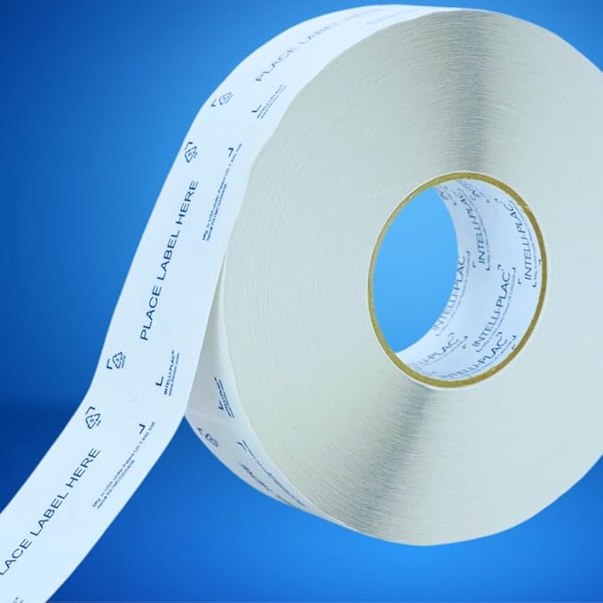 INTELLI-PLAC Label Holder for Containers, Totes, Bins (1000, 2x4) Permanent Label Holder Makes It Easy to Apply-Remove-Replace Your Labels. Prevent Sticky Residue & Messy Overlapping of Labels