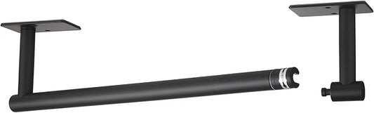 BVL Paper Towel Holder Under Cabinet for Kitchen Matte Black Adhesive