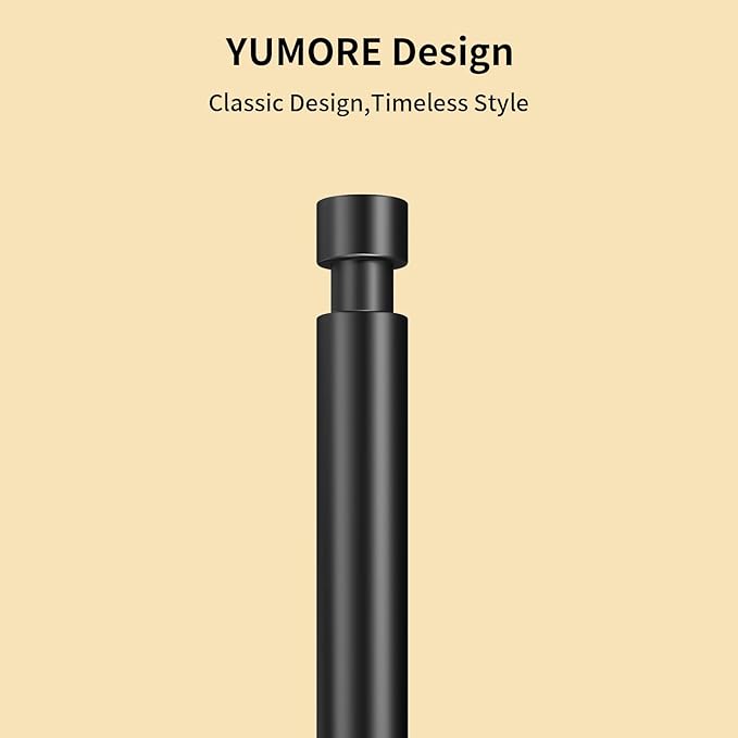Paper Towel Holder Countertop, Black Paper Towel Holder with Weighted Base Non Slip, Standing Paper Towel Roll Holder for Kitchen Bathroom, Easy One-Handed Operation, Stainles Steel (Matte Black)