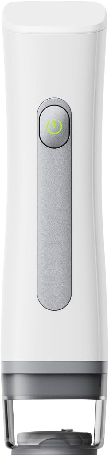 Handheld Vacuum Sealer for Food Storage, One-Touch Operation, Auto Water Removal, Portable Design (Ivory white)