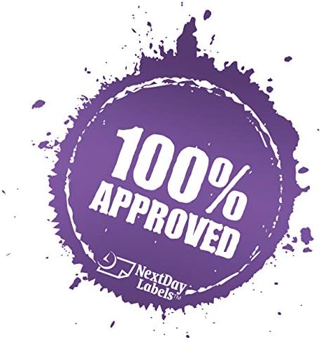 NextDayLabels - 8-1/2 x 11 Neon Color High Light Fluorescent Labels for Laser & Inkjet Printer (Orange Fluorescent, 4" x 3-1/3" - 6 Per Page | 300 Labels)