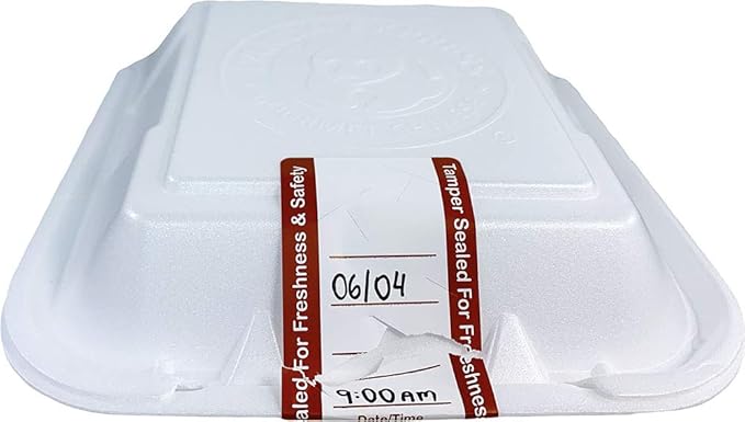 500 White Tamper Evident Food Seal Stickers with Date and Time, Labels for Food Containers, 2 x 4 Inches, Writable Tamper Proof Stickers, Tamper Evident Tape - Ideal for Secure Food Delivery