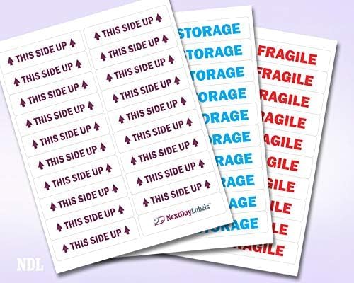 NextDayLabels 4x1 Inch Rectangle Stickers White Blank Labels for Laser Inkjet Printer - 20 Per Sheet Self-Adhesive Return Address Shipping Made in USA - 2000 Labels