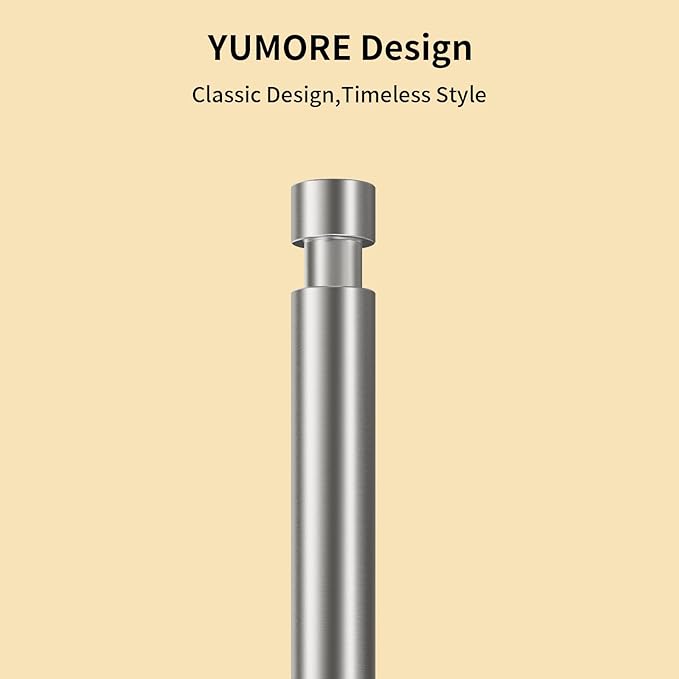 Paper Towel Holder Countertop, Black Paper Towel Holder with Weighted Base Non Slip, Standing Paper Towel Roll Holder for Kitchen Bathroom, Easy One-Handed Operation, Stainles Steel (Brushed Nickel)