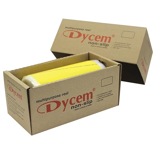 Dycem Non-Slip Material Roll, Yellow, 8" X 10 yd, 8 Inch x 30 Feet